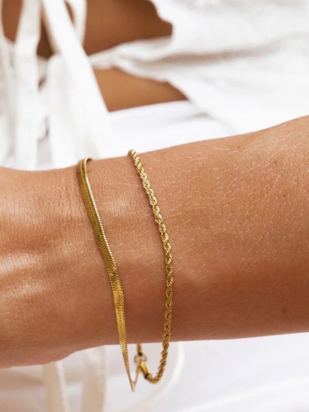 Atolea “Ios” layered gold bracelet BRAND NEW